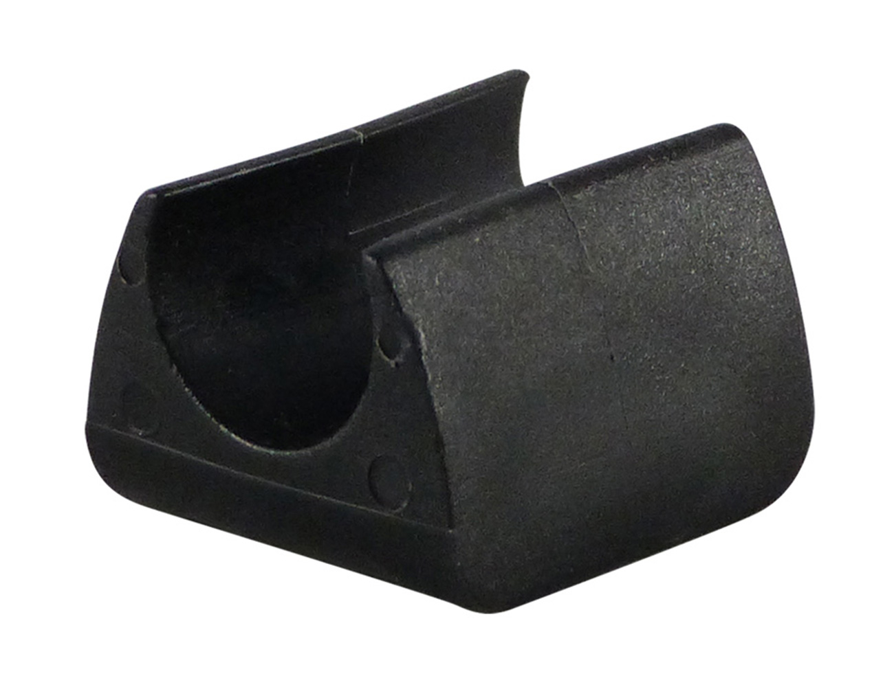 Saddle feet with hollow base for round tubes
